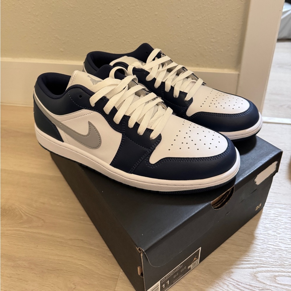 Air Jordan 1 Low - Wolf Grey Midnight Navy
